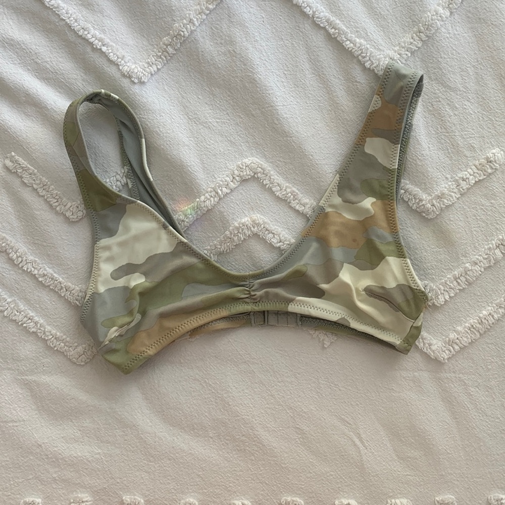 Aerie scoop neck camp bikini top